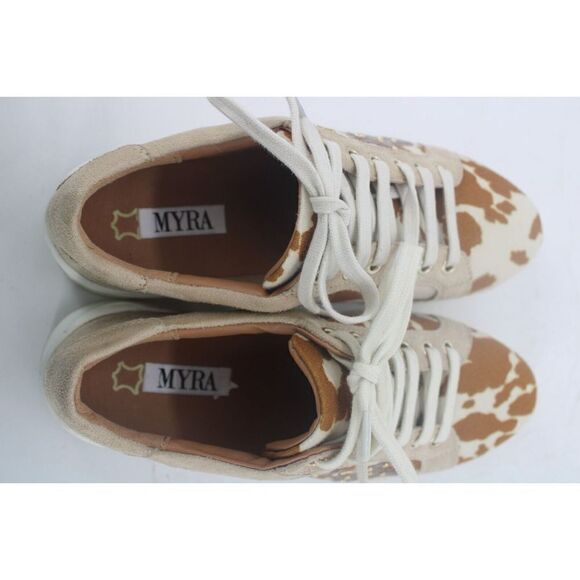 Myra Luster SneakersCow Print  Size 7  NWOT - Picture 10 of 11